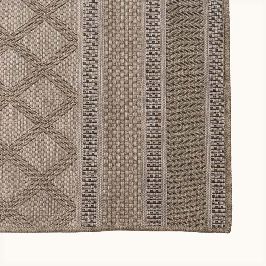 Alfombra Marrón Rombos