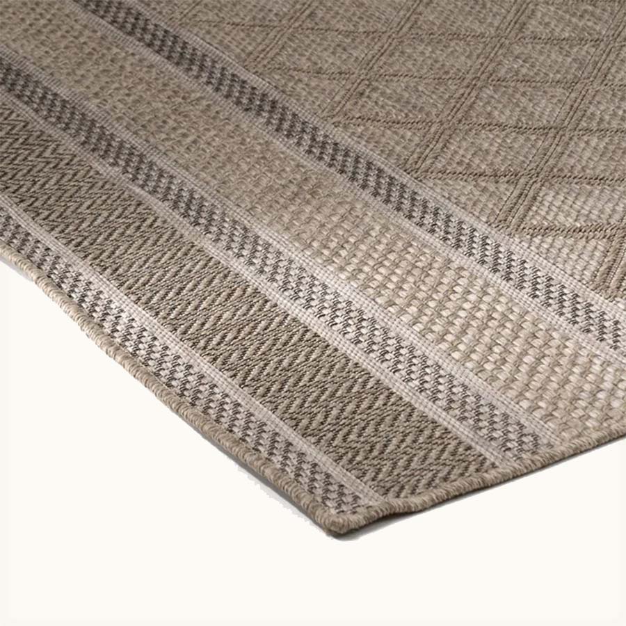 Alfombra Marrón Rombos