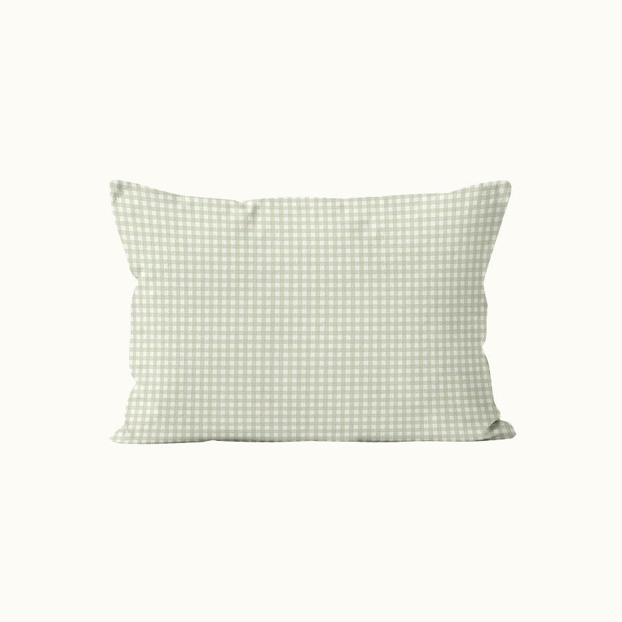 Cojin Vichy Verde (Varios Tamaños)