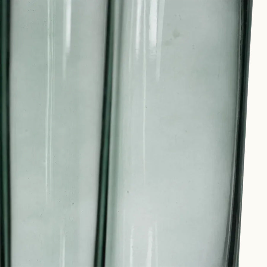 Jarrón Cristal Azul