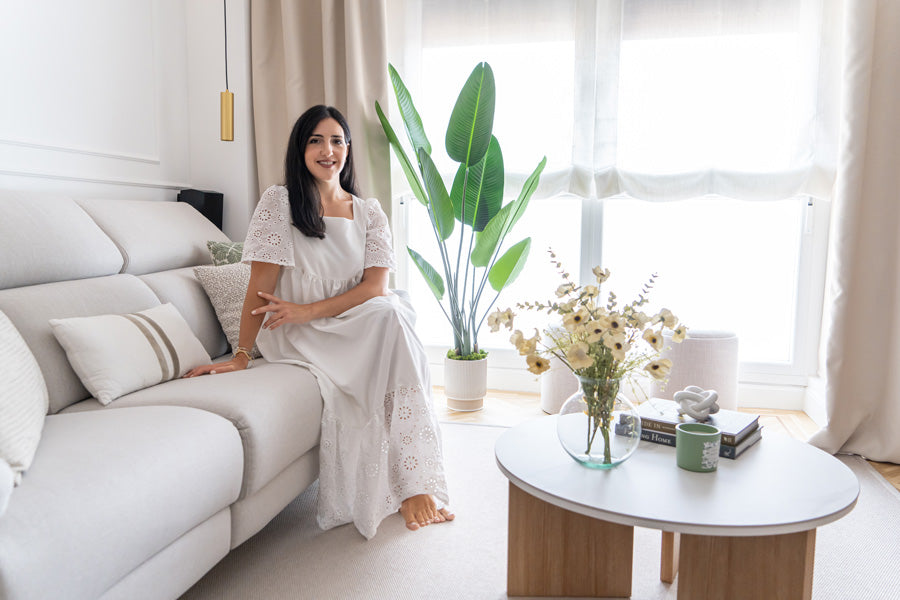 Mesa Mármol y Madera Redonda