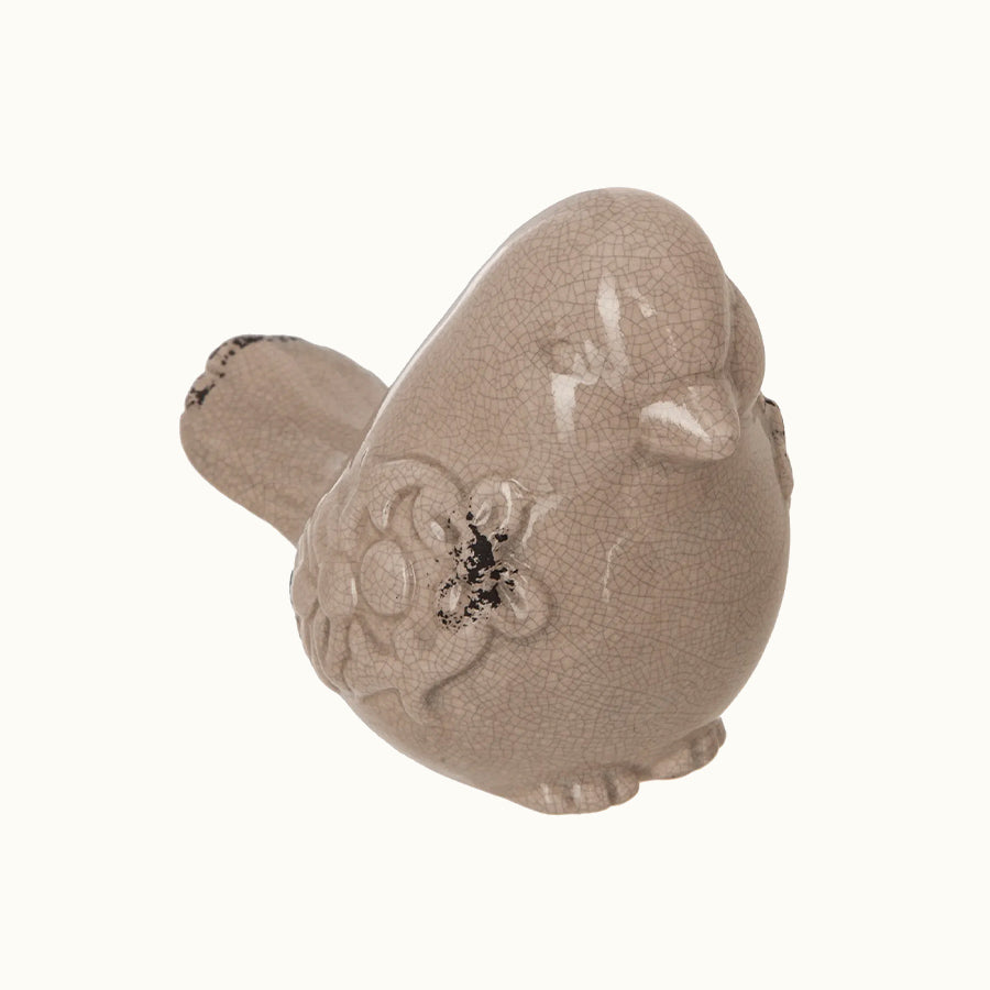 Pájaro Porcelana Marrón