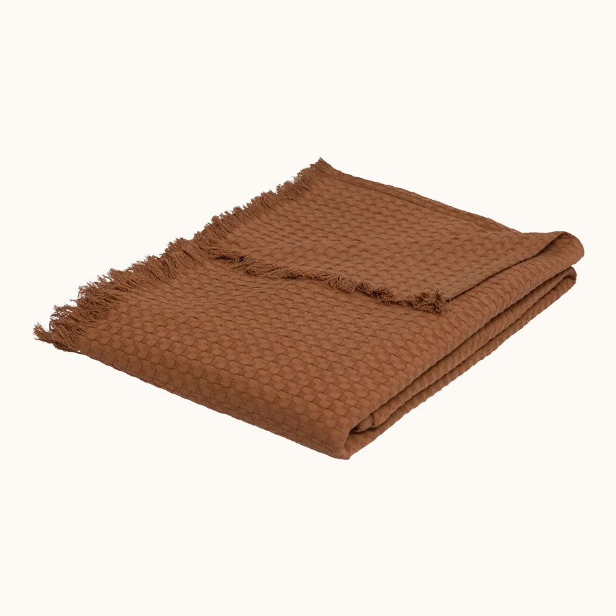 Plaid Terracota Flecos
