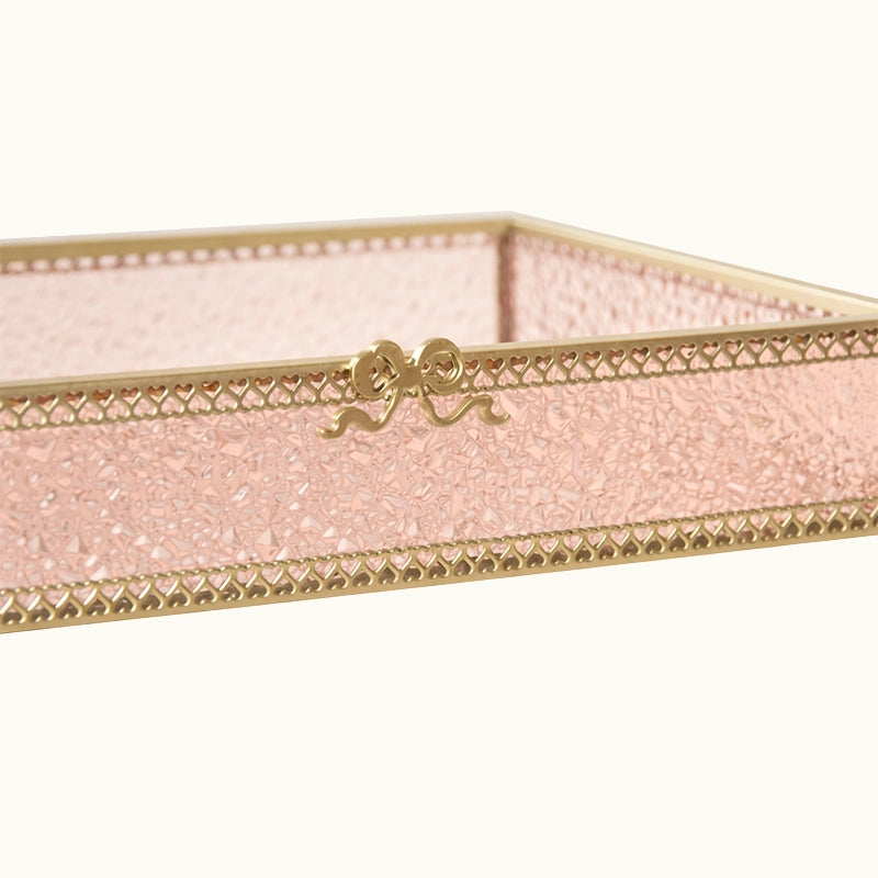 Bandeja Cristal y Lazo