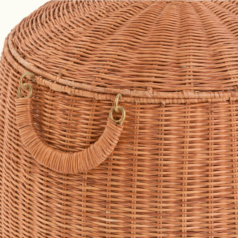 Cesta Ratán con tapa (Set de 2)