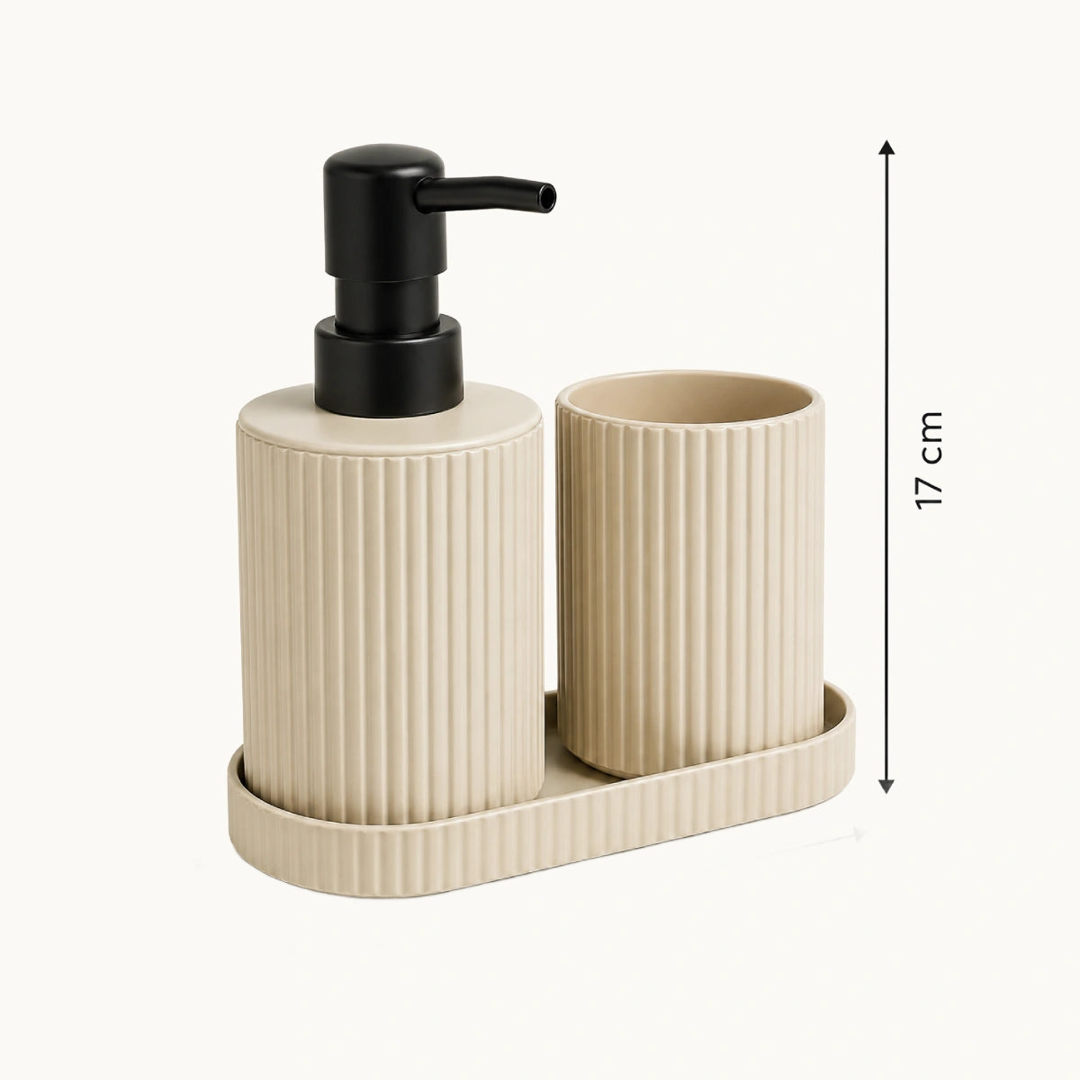 Conjunto-dispensador-jabon-y-portacepillos-rayado-beige-Stilo-Decor-3