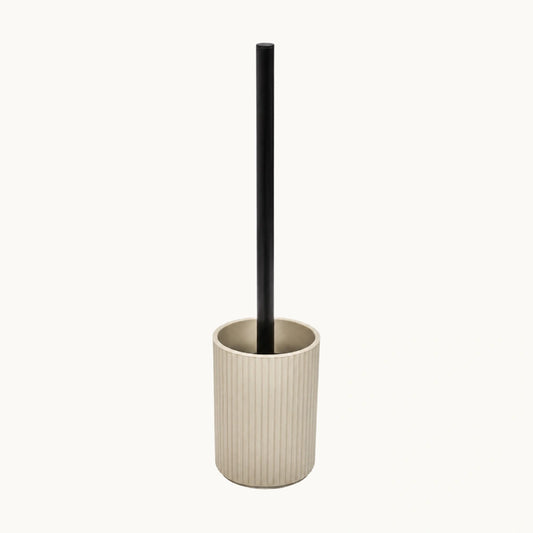 Escobillero-beige-rallado-Stilo-Decor