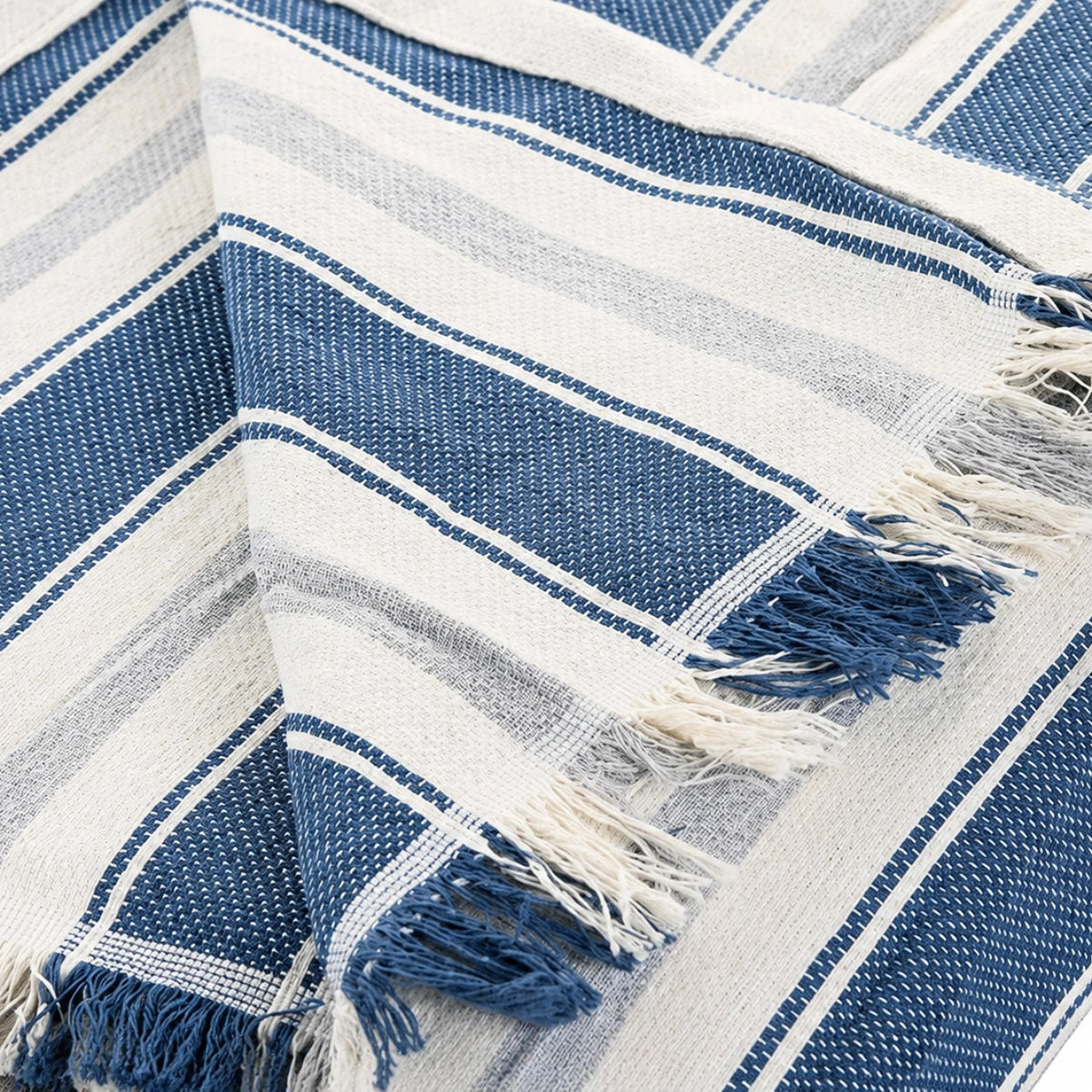 Plaid Rayas Azul