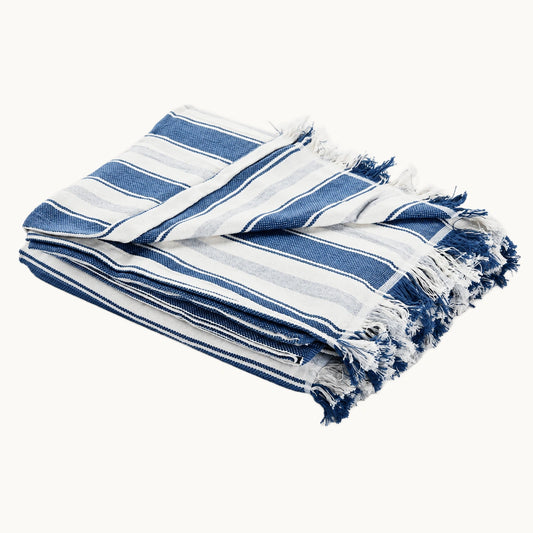 Plaid Rayas Azul