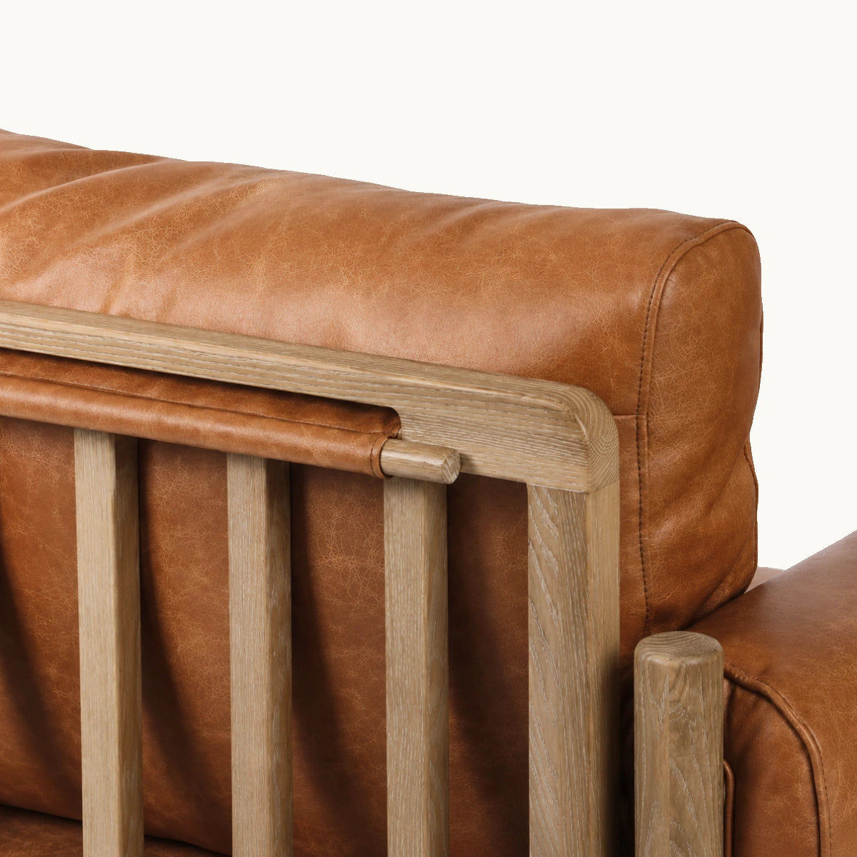 Sillón Cuero y Madera