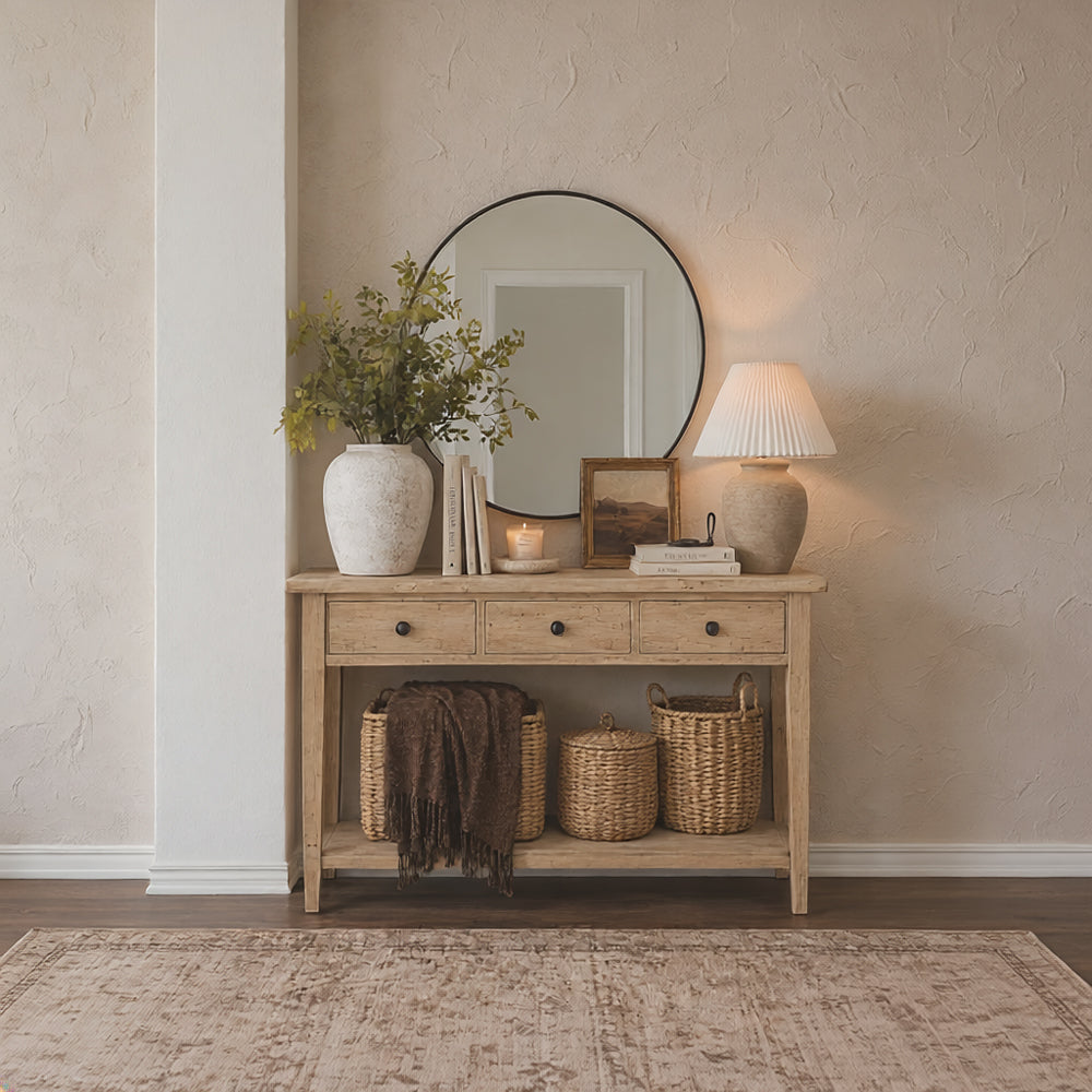 Consola Madera con Cajones